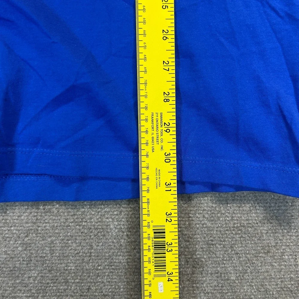 Nike Have A Nike Daze T Shirt Men's M TALL Long Sleeve Psychedelic Royal Blue - Picture 8 of 12